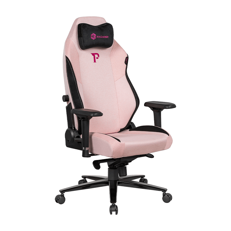 Cathaoir oifige mogalra RXGAMER RX-2070-1XL-B inchoigeartaithe le cathaoir r-spóirt armrests 4D